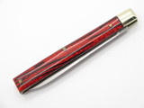 Vtg Fight'n Rooster Frank Buster Red Celluloid Doctor Folding Pocket Knife