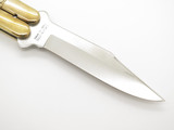 Vintage 1980s Parker Brass Gypsy Seizo Imai Seki Japan Folding Balisong Butterfly Knife