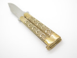 Vintage 1980s Parker Brass Gypsy Seizo Imai Seki Japan Folding Balisong Butterfly Knife