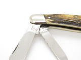 Vtg Jonathan Crookes Sheffield England 4.8" Stag Stockman Folding Pocket Knife