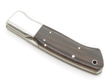 Vintage 1980s Parker Seki Japan Ebony 4.44" Lockback Folding Hunter Pocket Knife