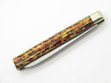 Circa 1990 Fight'n Rooster Frank Buster Celluloid Doctor Celluloid Folding Knife