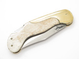 Vintage Olsen OK 162 Lil Brassy Seizo Imai Seki Japan Folding Pocket Knife