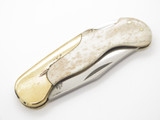 Vintage Olsen OK 162 Lil Brassy Seizo Imai Seki Japan Folding Pocket Knife