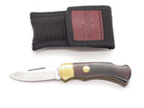 Vtg Kershaw 1305 Maniago Italy Wood Handle Small Folding Lockback Pocket Knife