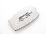 Vintage Zippo USA Army National Bank Money Clip Folding Pocket Knife