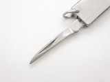 Vtg Latama Italy Gentleman First National Bank Advertising Folding Pocket Knife