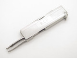 Vtg Latama Italy Gentleman First National Bank Advertising Folding Pocket Knife