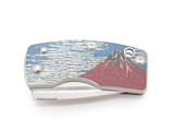 G. Sakai Seki Japan Ukimon Mt. Fuji SPG STRIX Tanto Money Clip Folding Knife