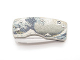 G. Sakai Seki Japan Ukimon Great Wave SPG STRIX Tanto Money Clip Folding Knife