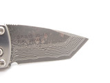 G. Sakai Seki Japan Ukimon Great Wave Damascus Tanto Money Clip Folding Knife