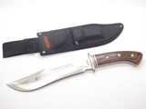 Vtg Tak Fukuta Grizzly Seki Japan (Rigid RG62) Bowie AUS8 Fixed Hunting Knife