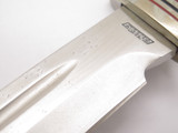 Vtg Tak Fukuta Grizzly Seki Japan (Rigid RG62) Bowie AUS8 Fixed Hunting Knife