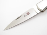 Vintage Al Mar Falcon 1003 Seki Japan 4" Stag Lockback Folding Pocket Knife