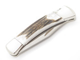 Buck 110 Folding Hunter Custom Shop Elk Horn S30V Lockback Knife