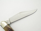 Vtg 10 Dot 1980 Case XX 06247 Bone Folding Pocket Stockman Pen Knife