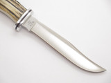 Vintage 1987 Buck 102 Woodsman Stag Fixed Blade Hunting Knife