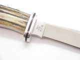 Vintage 1987 Buck 102 Woodsman Stag Fixed Blade Hunting Knife