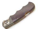 Vtg 70s Wenoka Magnum Imai Seki Japan Folding Hunter Lockback Knife Unfinished#2