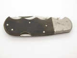 Vtg 70s Unfinished Compass Magnum Imai Seki Japan Folding Hunter Lockback Knife