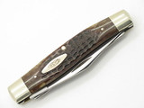 Vtg 10 Dot 1980 Case XX 6275 Moose Jigged Bone Folding Pocket Knife