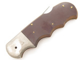 Vtg '70s Rhino Magnum Imai Seki Japan Folding Hunter Lockback Knife Unfinished#2