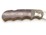 Vtg '70s Rhino Magnum Imai Seki Japan Folding Hunter Lockback Knife Unfinished#7