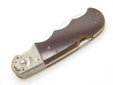 Vtg 70s Wenoka Magnum Imai Seki Japan Folding Hunter Lockback Knife Unfinished#4