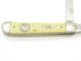 Vintage 1992 Case XX Folding Trapper Knife with Genuine 1923 Peace Dollar