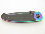 United Cutlery Fred Carter Harley Davidson Carbon Fiber Folding Pocket Knife