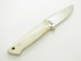 Vintage 1980s Parker Seki Japan Bone Loveless Style Fixed Blade Hunting Knife