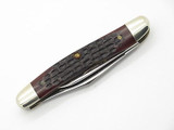 Vtg 1980 Case XX 62087 Jigged Delrin Folding Pocket Serpentine Jack Knife