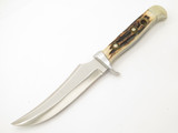 Vintage 1976 Puma 6373 Germany Stag Fixed Blade Skinner Hunting Knife
