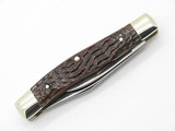 Vtg 10 Dot 1980 Case XX 62032 Jigged Bone Folding Pocket Jack Knife