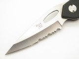 Vintage Buck USA 186 Odyssey 4.6" Partially Serrated Linerlock