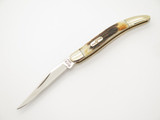 2007 Buck 385 Toothpick Stag Handle Small Folding Pocket Knife