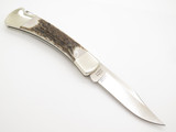 Buck 110 Folding Hunter Custom Shop Elk Horn Magnacut Lockback Knife