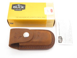 Buck 588 / 598 Ergo Pro Brown Leather Folding Hunter Knife Sheath & Box Only