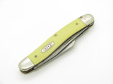 Vintage 1998 Case XX 3318 CV Stockman Yellow Handle Folding Pocket Knife