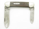 Vintage 1995 Case XX 62131 USA Canoe Green Jigged Bone Folding Pocket Knife