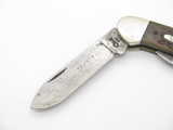 Vintage 1995 Case XX 62131 USA Canoe Green Jigged Bone Folding Pocket Knife