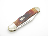 1998 Case XX 61549L Copperlock Red Sawcut Bone Handle Folding Pocket Knife