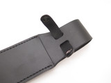 New Large Black Leather Fixed 10.5" Blade Bowie Hunting Camp Knife Sheath