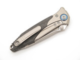 Microtech Socom Bravo Mini 261M-7 Titanium CF M390 Tanto Folding Pocket Knife