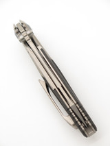Microtech Socom Bravo Mini 261M-7 Titanium CF M390 Tanto Folding Pocket Knife