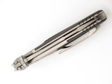 Microtech Socom Bravo Mini 260M-7 Titanium CF Straight M390 Folding Pocket Knife