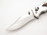 SOG Stingray 2.0 Seki Japan Customized Wood Inlay Folding Pocket Knife