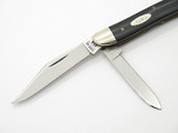 Vtg 1980 Case XX 22087 Black Delrin Folding Pocket Medium Jack Knife