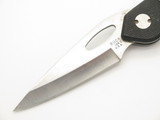 1999 Buck 186 Odyssey Black Handle Folding Linerlock Pocket Knife
