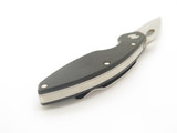 1999 Buck 186 Odyssey Black Handle Folding Linerlock Pocket Knife